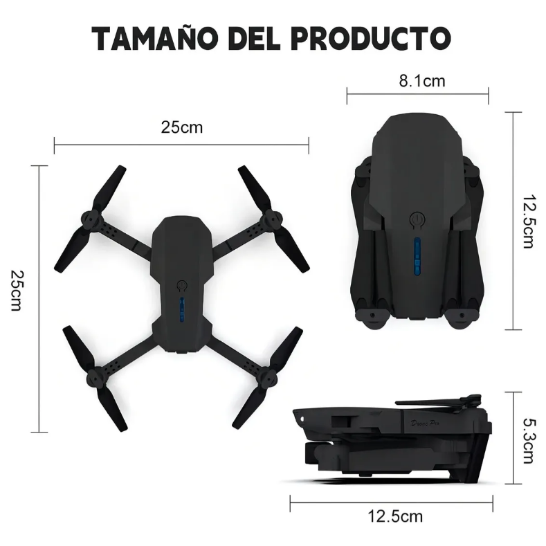 Dron con Cámara 4k Wifi