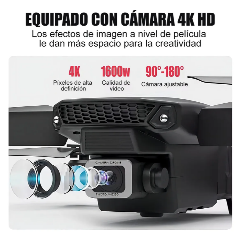 Dron con Cámara 4k Wifi