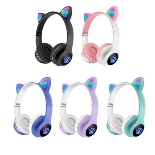 Audífonos Bluetooth RGB Color Violeta