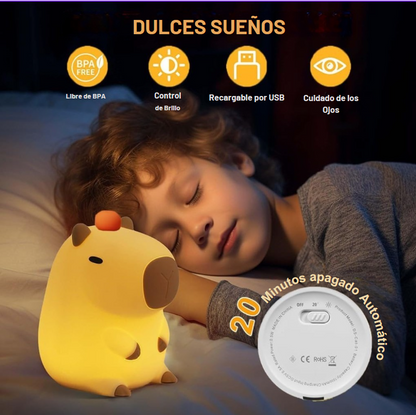 Lámpara Capibara (Led, Silicona)