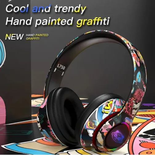 Audífonos Cool Graffiti RGB Light
