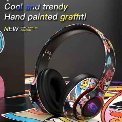 Audífonos Cool Graffiti RGB Light