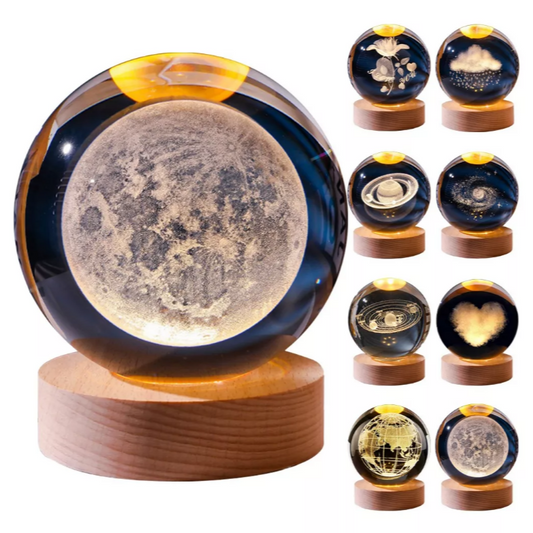 Lámpara Led luz cálida diseño Luna