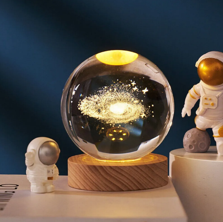 Lámpara Led luz cálida diseño Galaxia