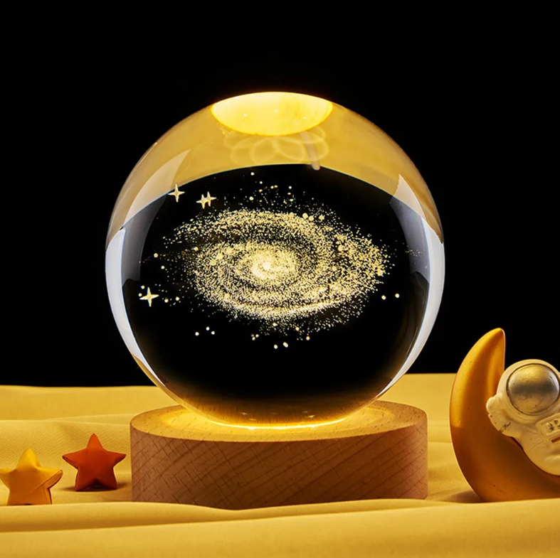 Lámpara Led luz cálida diseño Galaxia