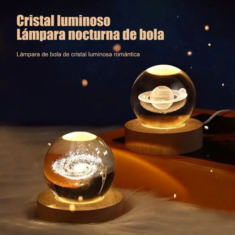 Lámpara Led luz cálida diseño Galaxia