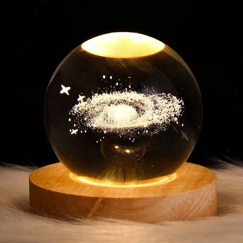 Lámpara Led luz cálida diseño Galaxia