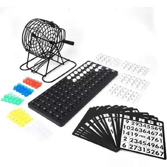 Set Bingo Lota con Tómbola+Fichas+Pelotas