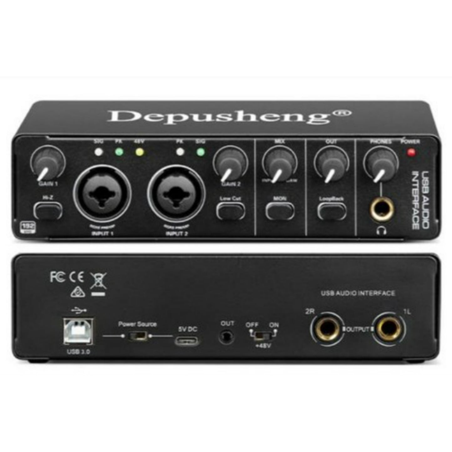 Interfaz de Audio Depusheng MD22