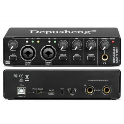 Interfaz de Audio Depusheng MD22
