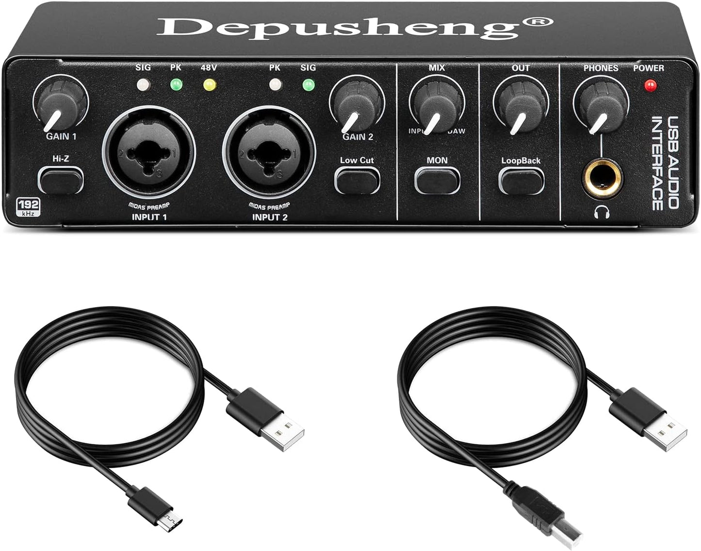Interfaz de Audio Depusheng MD22