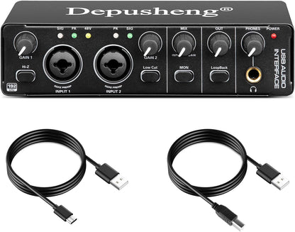 Interfaz de Audio Depusheng MD22