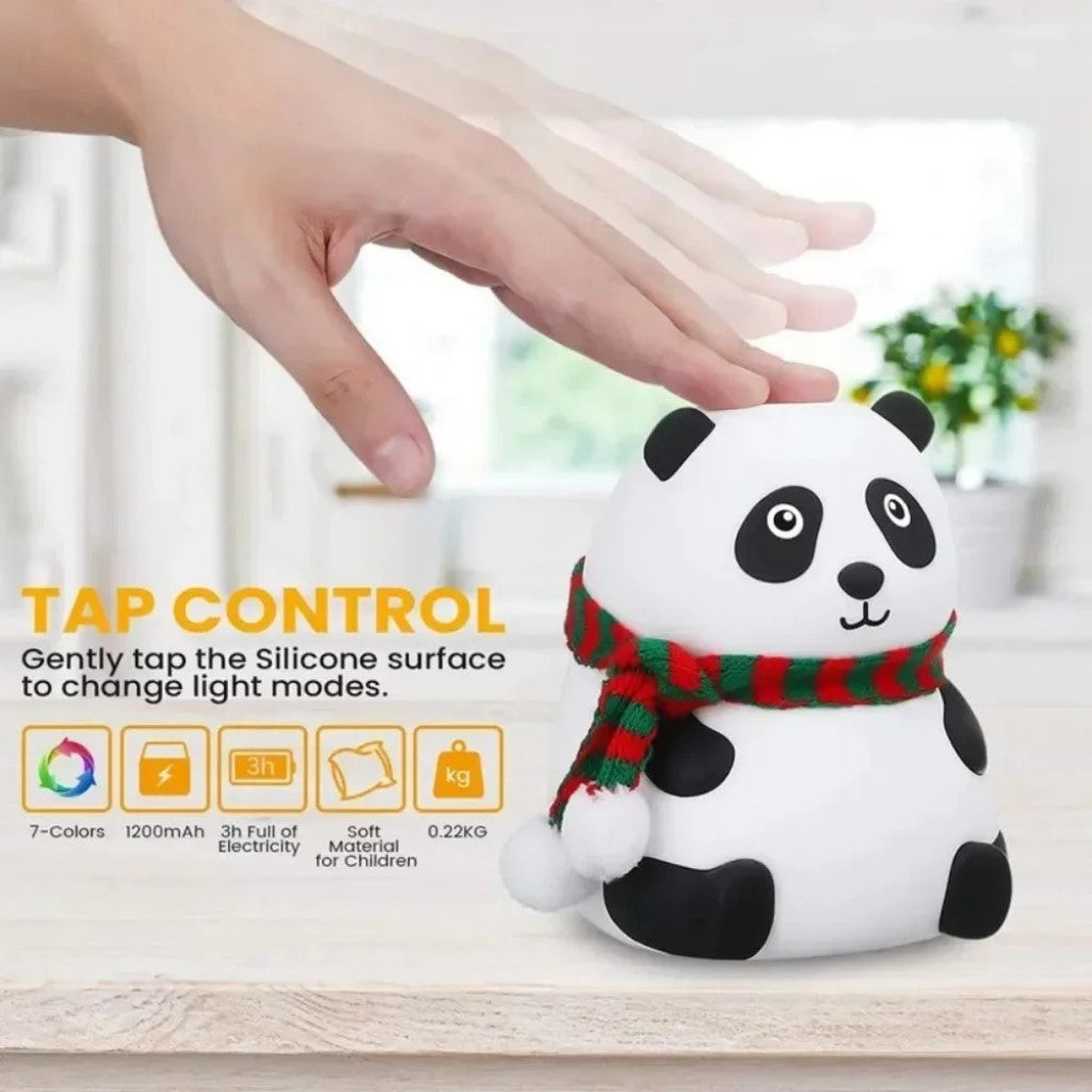 Lámpara Oso Panda (Led, Silicona)