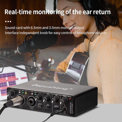 Interfaz de Audio Depusheng MD22