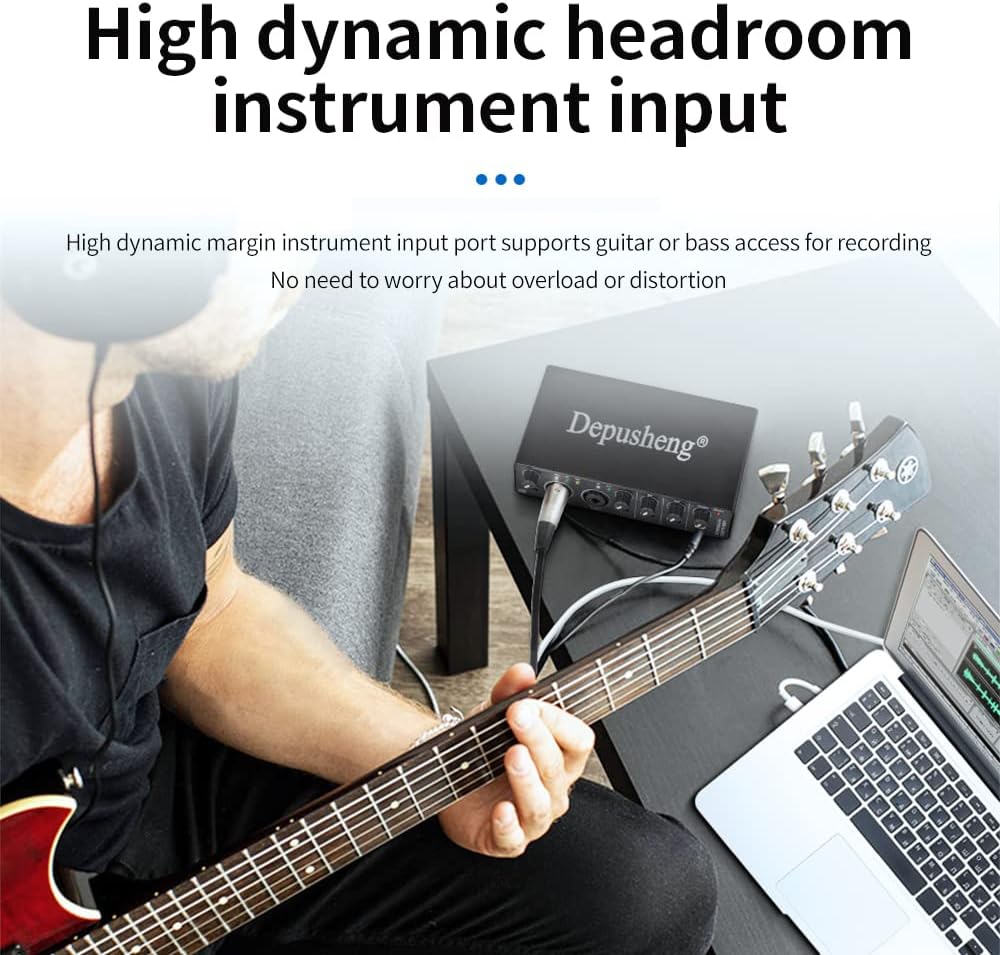 Interfaz de Audio Depusheng MD22