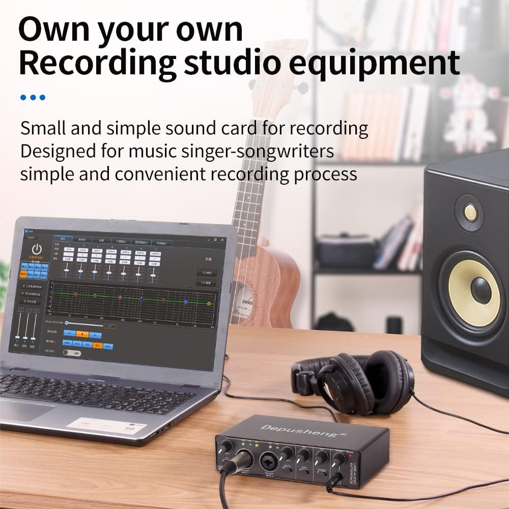 Interfaz de Audio Depusheng MD22