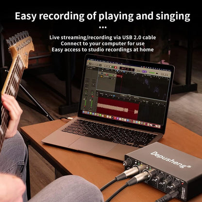 Interfaz de Audio Depusheng MD22