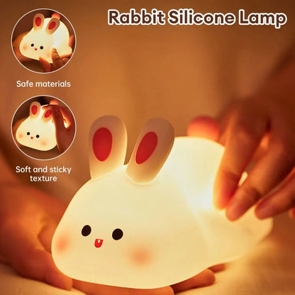 Lámpara Conejito (Led, Silicona)